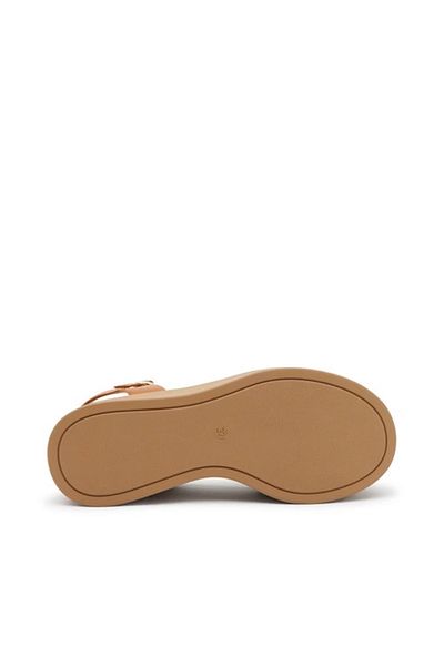 Frau Women's Slippers 88I5 Frau RAFIA Leather CAMELwood