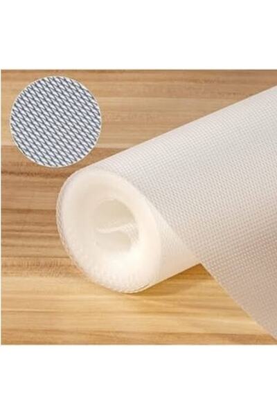 YELLOW STARY HOME DECOR 45 سم × 10 متر رف إيفا شفاف غير قابل للانزلاق غطاء رف درج داخلي مضاد للانزلاق