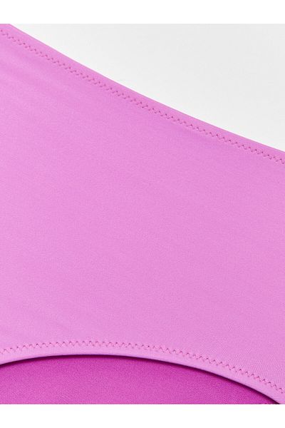 LC Waikiki Einfarbige Damen-Bikinihose mit hoher Taille