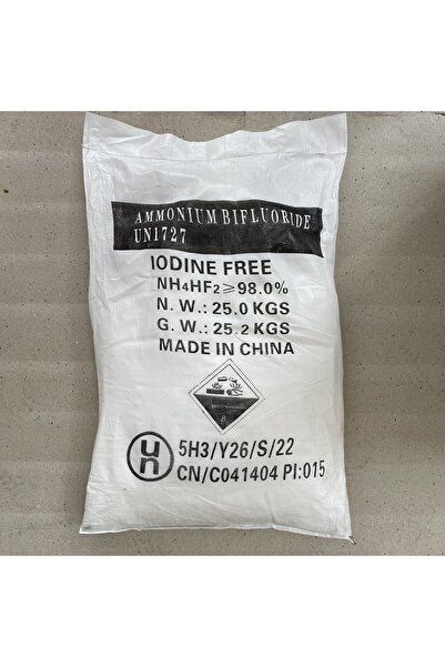 Amonyum Bi Florür Ammonium Bi Fluoride 25 kg