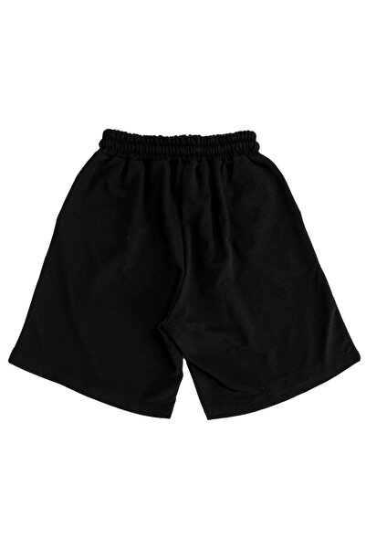 Genel Markalar Yıldırım v2 Baskılı Unisex Siyah Şort