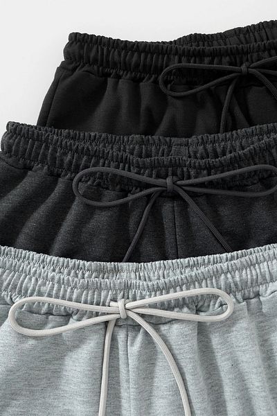 Harmandar Μαύρο Smoke Grey 3-Pece Unprinted γυναικείο σορτς