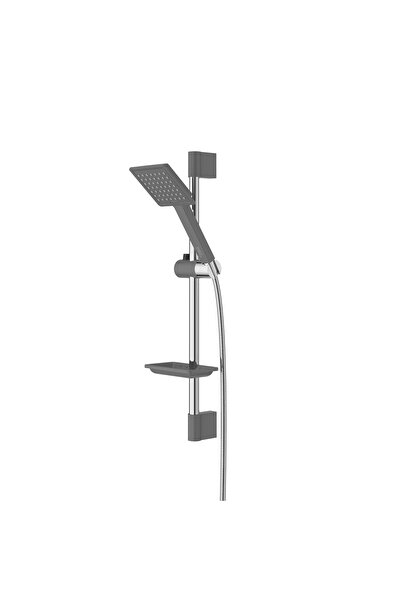 Frame Gri Sürgülü Sistem Duş Seti