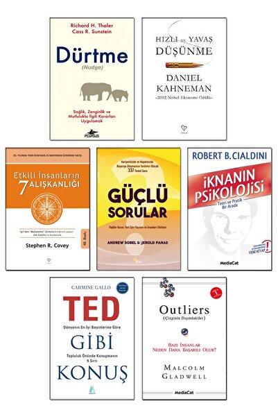 MediaCat Kitapları Etkili İnsanların 7 Alışkanlığı Stephen R. Covey Dürtme Nu...