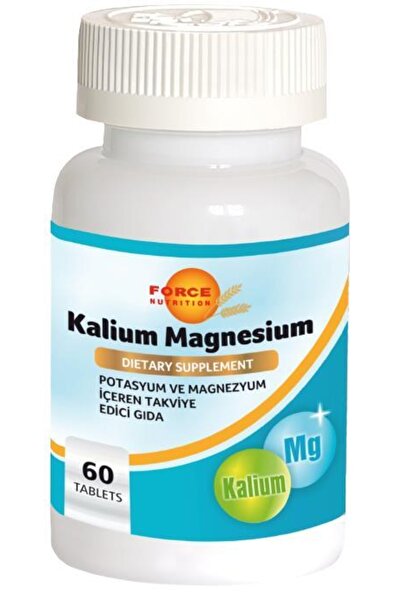 Force Nutrition بوتاسيوم ماغنيسيوم 60 قرص كاليوم ماغنيسيوم