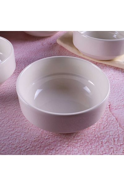 Tulü Porselen Classic 12 Cm 4 Piece Joker Bowl - Cream