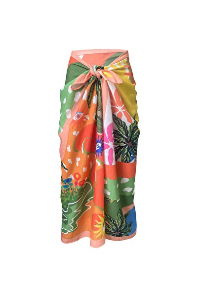 Bolder OranGe Linen Dela Pareo - No Inner Display