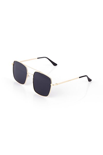 Polo55 Gold-black Pilot Model Women's Sunglasses