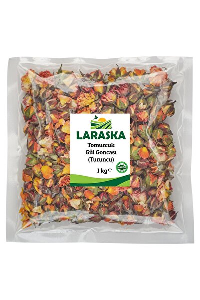 Laraska Tomurcuk Gül - Kuru Gül Goncası- Turuncu 1kg