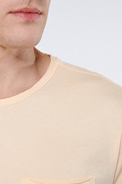 Mavi Men's Pocket Detailed Pink T-Shirt 0611329-71196