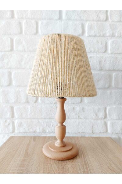 RETRO NOW Aspendos Abajur Ahşap Ayaklı