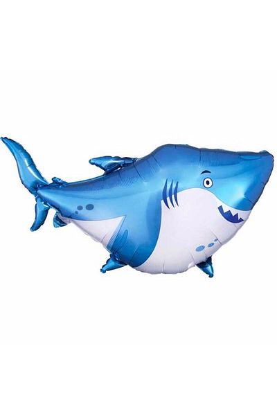 Parti Station Shark 3 Year Old Balloon Set Star Balloon Foil Set Shark Concept Birthday Set Age Balloon Set