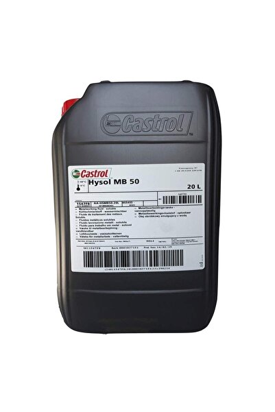 CASTROL Hysol Mb 50 20 Litre Alüminyum & Demir Işleme Sıvısı