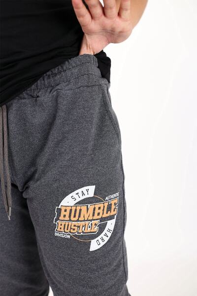 Çiggo Kids Humble Kabartma Baskı Detaylı Cepli Kordonlu Erkek Çocuk Eşofman Altı