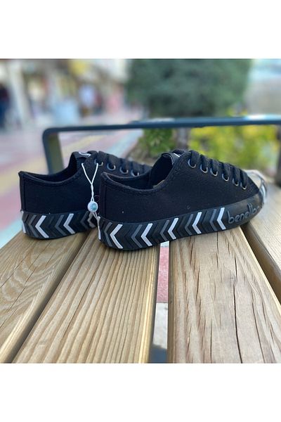 Benetton ®| Bn-30624-black Black - Women's Sports Shoes