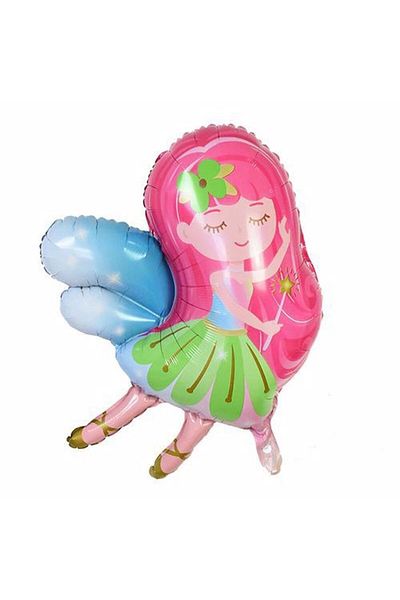 Parti Station Fairy Girl Star 3 Year Old Balloon Set Bunch of Balloon Foil Set Fairy Girl Concept Set Age Balloon Set