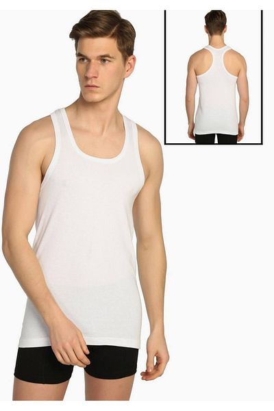 Tutku Men's White 9 Pack Ribbed Sports Athlete Elf568tccm9 New Season