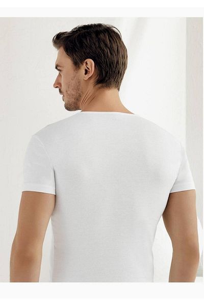 Şahinler New Season Ribbed Athlete - Short Sleeve, Crew Neck, Economical Pack of 7