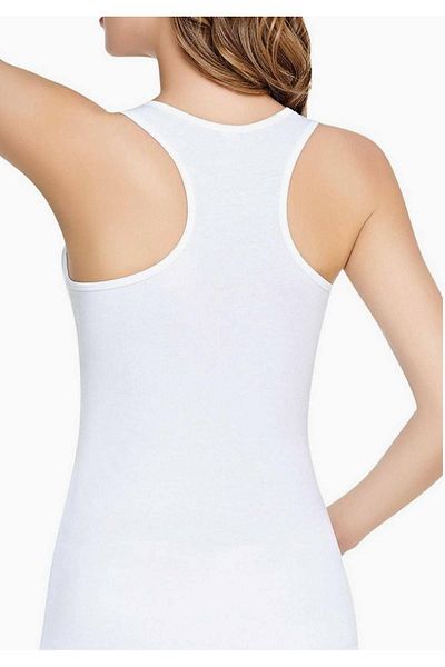 Tutku Tricou de atletism din bumbac Lycra alb pentru femei Noul sezon (pachet economic de 4)