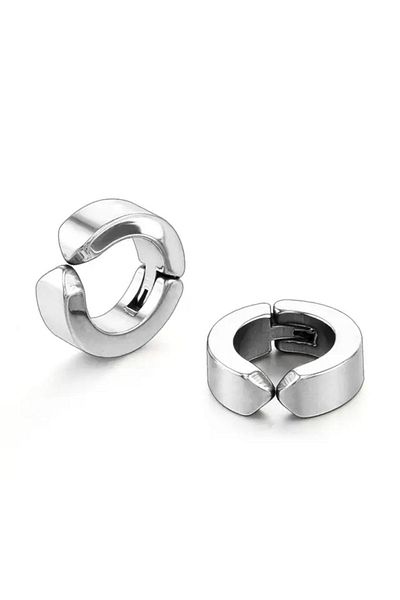 Girift Vintage Steel 2 Piece Clip Earrings - No Hole