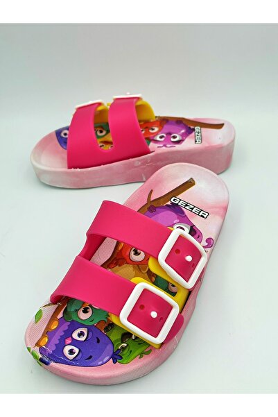 GEZER Papuci pentru fete cu model Angry Birds (Cumpărați o mărime mai mare)