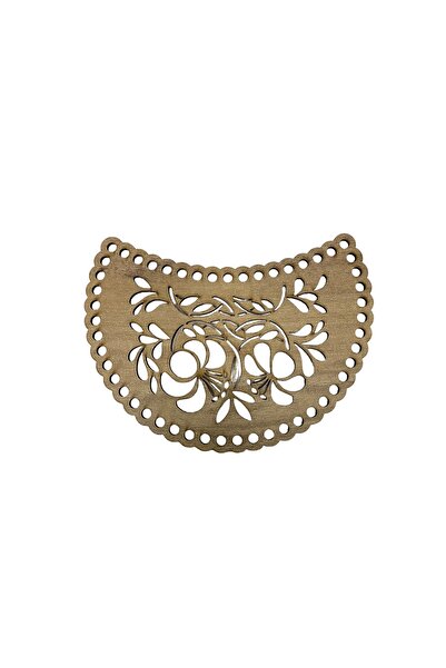 aladepo حافة حقيبة خشبية بلوط فاتح (20x15)