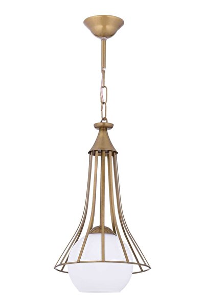 ÖZBAK AVİZE Huni Tekli Modern Sarkıt Avize Eskitme Modelleri