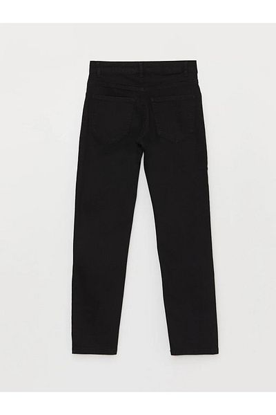 LC Waikiki LCW Jeans Pantaloni de damă drepti cu talie înaltă