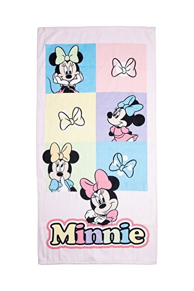 Özdilek Prosop de plajă din catifea Minnie Mouse, licențiat Disney