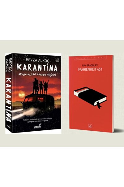İndigo Kitap İNDİGO BEYZA ALKOÇ KARANTİNA 1.PERDE CİLTLİ & İTHAKİ RAY BRADBUR...