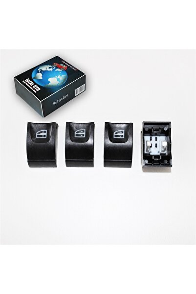 İDEAL OTOMOTİV Fluence Megane 3 Latitude Laguna 3 Ön/arka Cam Açma Düğmesi Kapağı 4 Adet (İKİ TIRNAKLIDIR)