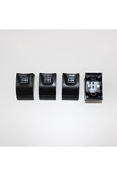 İDEAL OTOMOTİV Fluence Megane 3 Latitude Laguna 3 Ön/arka Cam Açma Düğmesi Kapağı 4 Adet (İKİ TIRNAKLIDIR)