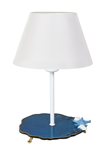 HOMİNG Oceans Starfish and Seashell Fabric Head Design Lampshade Ayd-3662
