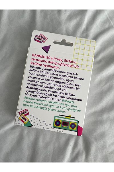 Planet Butik Banned 90s Themed Banned Word Game