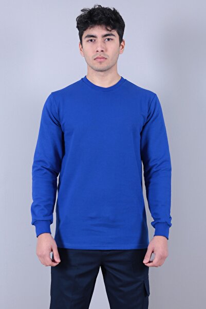 yenitrend iş elbiseleri Crew Neck Sweatshirt - Relaxed Fit