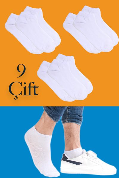 Çekmece 9 Πακέτο Unisex Κοντές Κάλτσες