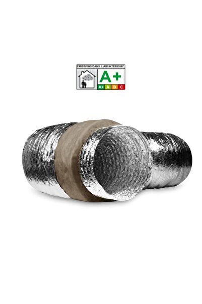 AFS 203 Mm Ses Ve Isı Izolasyonlu 10 Mt Aluminyum Flexible Hava Kanalı Sono-a...
