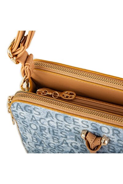 By Hakan Nas Bag-461 Сумка з написом, через плече, жіноча сумка з джинсової тканини