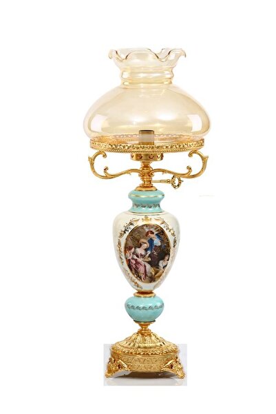 NH Art Collection Carolıne Lamba Buyuk Markızlı A18-561-b1 60 Cm