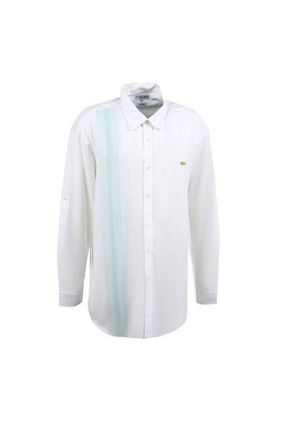 U.S. Polo Assn. Ανδρικό πουκάμισο Comfort Fit Stand Collar Mint Orados