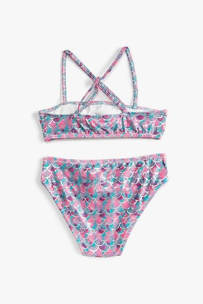 Koton Lány világoskék mintás bikini szett 3SKG00002BM