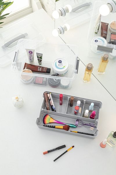 Pazarika Cosmetic Jewelry Organizer Multipurpose Organizer Makeup Jewelry Accessory Organizer Storage Box