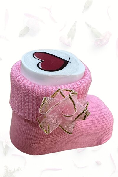 Akface 3 Pack Baby Socks with Rose Accessories