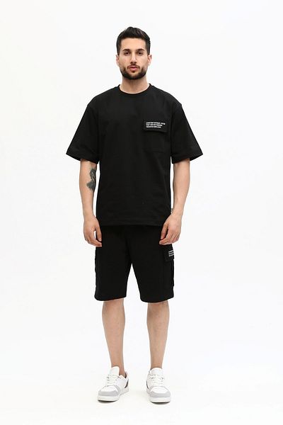 Owut Collection Ανδρικό σετ κοντό σορτς 100% βαμβακερό με στάμπα