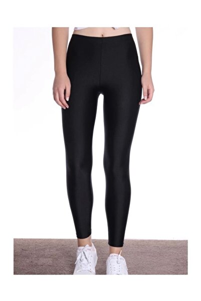 KAROL Siyah Parlak Tayt