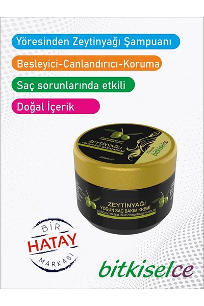 bitkiselce Olive Oil Intensive Hair Care Cream (MASKE)