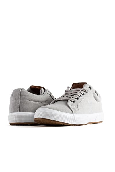 BUCKHEAD 4213 Mayer Gri Yazlık Keten Comfort Sneaker Spor Ayakkabı