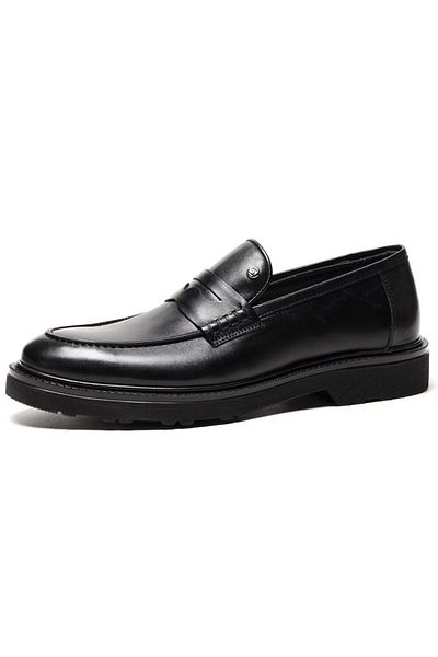 Pierre Cardin 241075 Ανδρικά παπούτσια Μαύρα Χειμερινή Λαστιχένια Σόλα