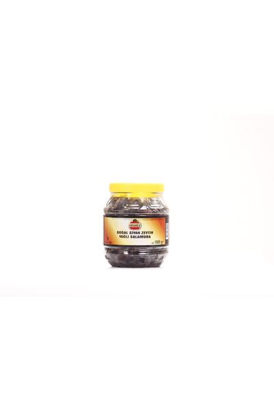 AMCAOĞLU ZEYTİN 1000 gr Birinci Kalite Lüks Doğal Yağlısele Siyah Zeytin 8 Adet