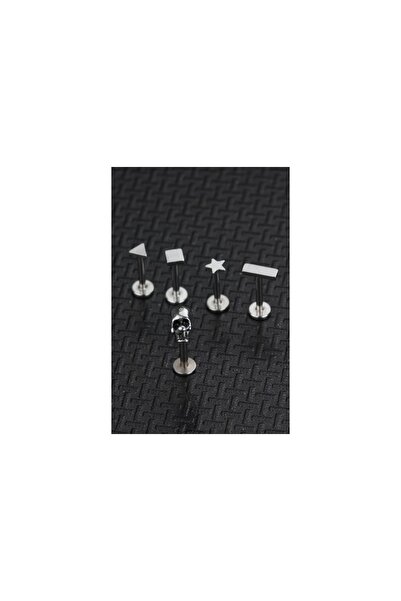 depozoom Cerrahi Çelik Kıkırdak Tragus Helix Uyumlu Set Piercing 8 Mm